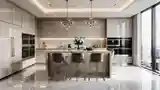 Kuchnia Glamour z Marmurem