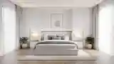Serene Master Bedroom in Monochrome Elegance