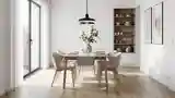 Elegant Scandinavian Dining Room