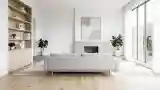 Serene Living Room with Fireplace