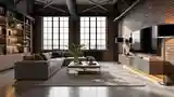 Loft W Ładnej Świecącej Atmosferze