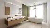 Minimalist Bathroom with Luxurious Touches