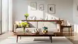 Salon w stylu Mid-Century Modern