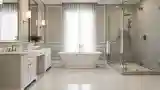 Elegancka łazienka z marmurem