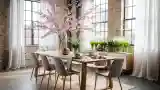 Modern Loft Dining with Wood