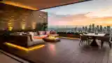 Lakonik Terrasowy z Ogniskiem